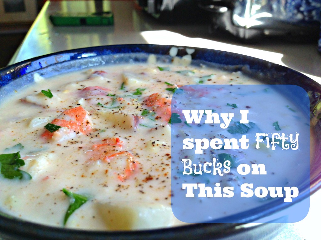 Seafood Cheddar Chowder III