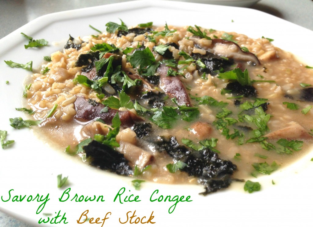 brown rice congee
